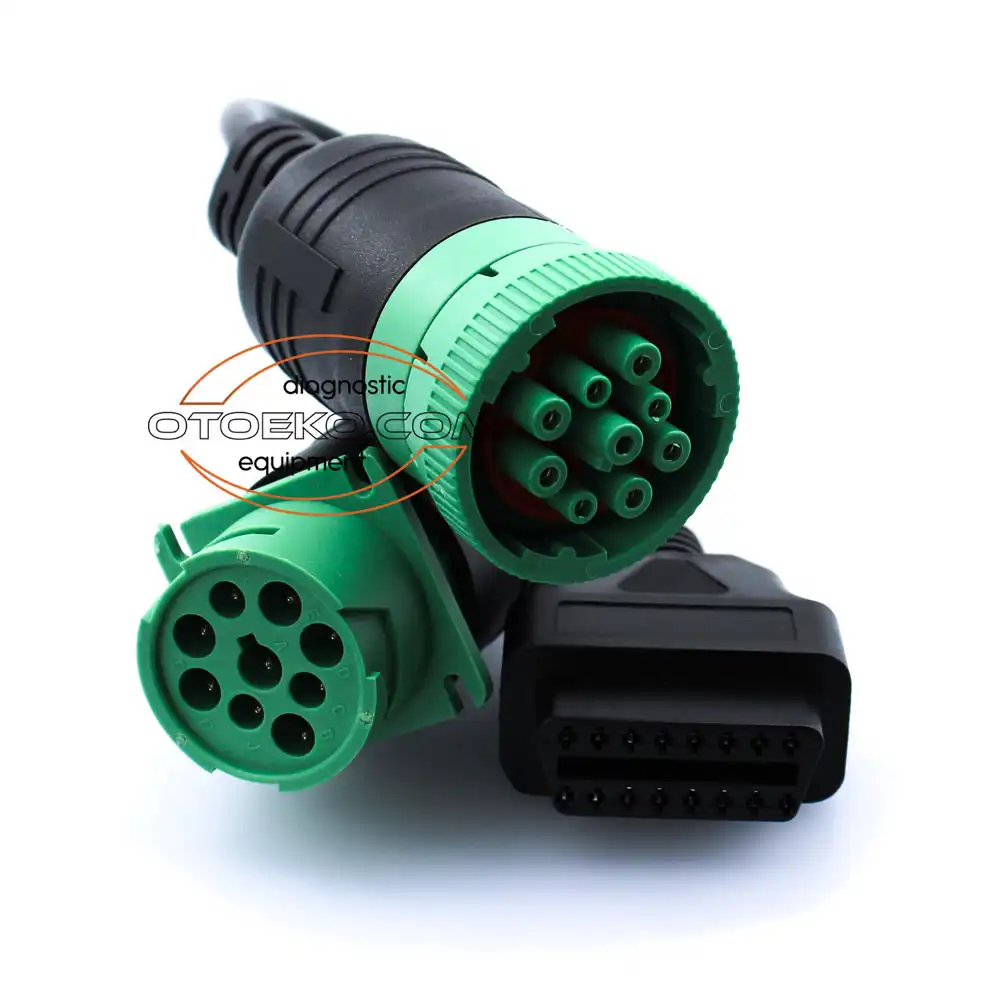 J1939 9 Pin Dişi/Erkek - OBD2 OBD2 Adapter Cable - 10